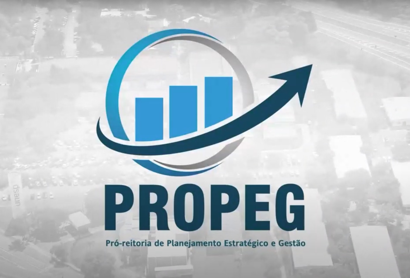 Imagem do logotipo da Propeg, pró-reitoria de planejamento estratégico e gestão da Unesp