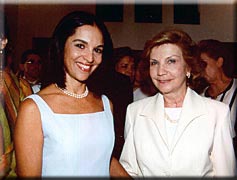 Maria Lúcia Alckmin e Profa. Dra. Cleide Enoir Petean Trindade