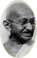 Mahatma Gandhi -  s&iacute;mbolo da paz