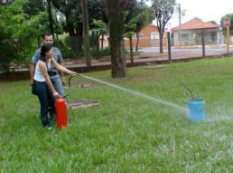 Treinamento de prevenção e combate a incêndios