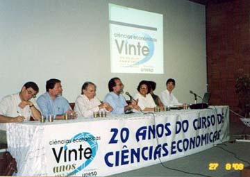 Comemoração dos 20 anos do Curso de Economia da FCL-Araraquara