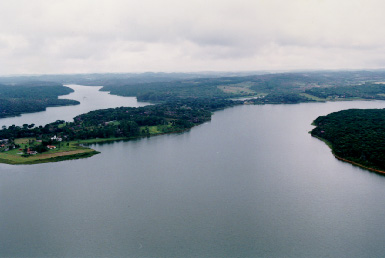 Represa Billings, na região metropolitana da Capital