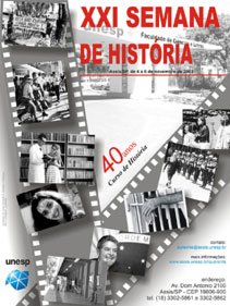 Cartaz da "XXI Semana de História"