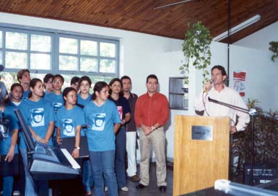 Apresentação do Coral no 26º aniversário de fundação da FE-Ilha Solteira